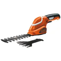 Акумулаторна ножица за трева Black & Decker и храсти  с 1 батерия без зарядно, 7 V, 1.2 Ah, 100 мм, GSL700