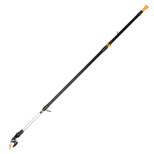 Ножица градинска Fiskars за високи клони с телескопична дръжка  2.4м - 4 м, ф 32 мм, PowerGear X UPX86