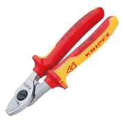 Ножица за кабели Knipex с VDE изолация  ф 15 мм, 50 мм2, 165 мм, Cable Shears - product - 064 KNP 026