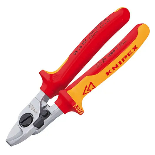 Ножица за кабели Knipex с VDE изолация  ф 15 мм, 50 мм2, 165 мм, Cable Shears