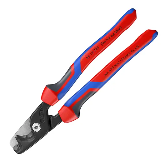 Ножица за кабели Knipex с трикомпонентна изолация  120 мм2, 225 мм, StepCut XL