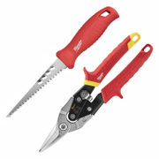 Ножица за ламарина Milwaukee и трион за гипсокартон комплект  260 мм - product - 064 MLA 419