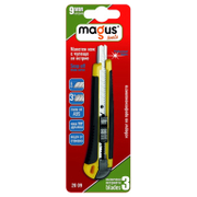 Нож макетен Magus пластмасов с метален водач  9 мм - product - 065 ACM1180