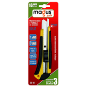 Нож макетен Magus пластмасов с метален водач - product - 065 ACM1181