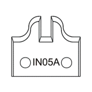 Нож Dena профилен за универсална фрезова глава 40х4 мм, IN05A - product - 065 AJT 084