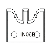 Нож Dena профилен за универсална фрезова глава 40х4 мм, IN06B - product - 065 AJT 306