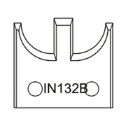 Нож Dena профилен за универсална фрезова глава 40х4 мм, IN132B - product - 065 AJT 316