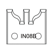 Нож Dena профилен за универсална фрезова глава 40х4 мм, IN08B - product - 065 AJT 310