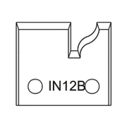 Нож Dena профилен за универсална фрезова глава 40х4 мм, IN12B - product - 065 AJT 312