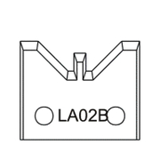 Нож Dena профилен за универсална фрезова глава 40х4 мм, LA02B - product - 065 AJT 586