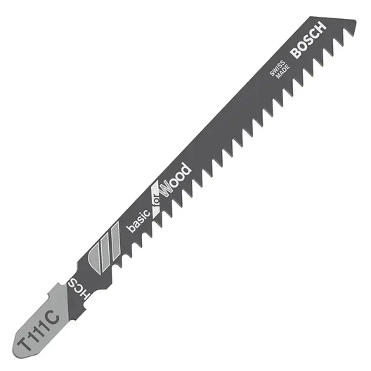 Нож за зеге Bosch с T-захват за дърво 74/100 мм, 8.5 TPI, праволинейно, T 111 C