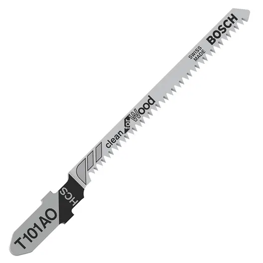 Нож за зеге Bosch с T-захват  58/83 мм, 18 TPI, криволинейно, 5 бр., T 101 AO