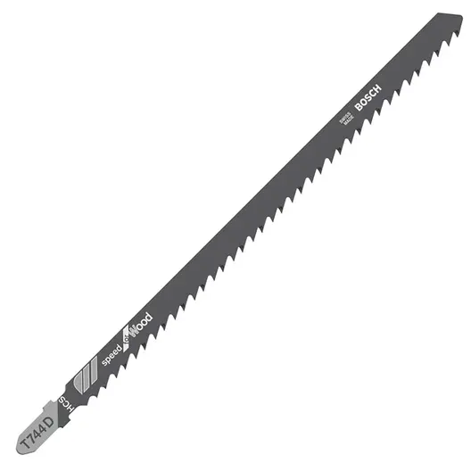 Нож за зеге Bosch с T-захват за дърво 155/180 мм, 6.35 TPI, праволинейно, T 744 D