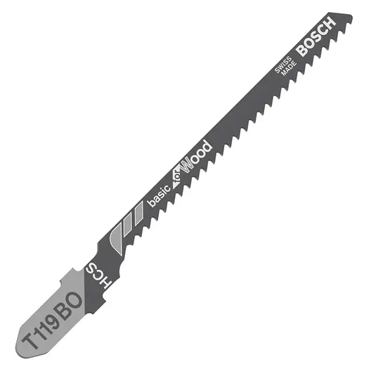 Нож за зеге Bosch с T-захват  58/83 мм, 12.7 TPI, криволинейно, 5 бр., T 119 BO