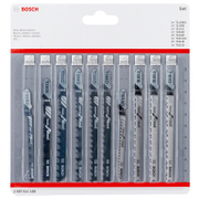 Нож за зеге Bosch комплект  10 бр., праволинейно - product - 065 BSH1003