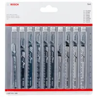 Нож за зеге Bosch комплект  праволинейно, 10 бр.