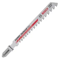 Нож за зеге Bosch с T-захват за дърво 81/100 мм, 5-7 TPI, праволинейно, Expert Hardwood Fast T144DHM
