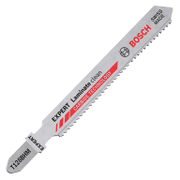 Нож за зеге Bosch с T-захват за ламинат и пластмаса 92 мм, 3 бр., праволинейно, Expert Laminate Clean T128BHM - product - 065 BSH1188