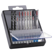 Нож за зеге Bosch комплект за дърво и метал 100 мм, 10 бр., криволинейно, праволинейно, PRO Wood and Metal - product - 065 BSH1199