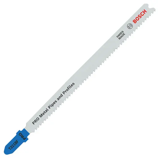 Нож за зеге Bosch с T-захват за метал 132 мм, 13 TPI, праволинейно, 25 бр., PRO Metal Pipes and Profiles T321BF