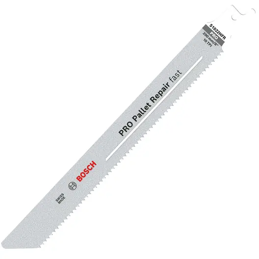 Нож за саблен трион Bosch за дърво  200 мм, 10 TPI, 100 бр., PRO Pallet Repair fast S1022HFR