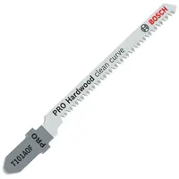 Нож за зеге Bosch с T-захват за дърво 83 мм, 18 TPI, праволинейно, PRO Hardwood clean curve T101AOF