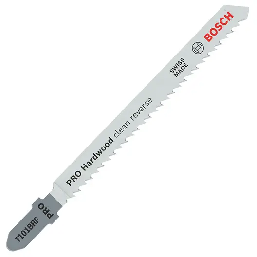 Нож за зеге Bosch с T-захват за дърво 100 мм, 10 TPI, праволинейно, PRO Hardwood clean reverse T101BRF