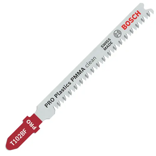 Нож за зеге Bosch с T-захват за пластмаса 92 мм, 14 TPI, праволинейно, PRO Plastics PMMA clean T102BF