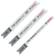 Нож за зеге Bosch комплект за дърво и ламинат криволинейно, праволинейно, 3 бр., PRO Laminate - product - 065 BSH1222