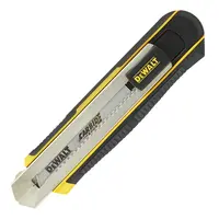 Макетен нож DeWALT метален с 3 резервни остриета 25 мм, DWHT0-10250