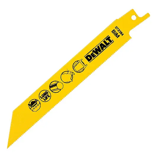 Нож за саблен трион DeWALT за метал  152 мм, 18 TPI