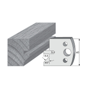 Нож Pilana профилен за универсална фрезова глава 40х4 мм, 84 - product - 065 ENP 908