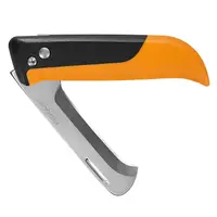 Нож градински Fiskars сгъваем  77/184 мм, К80