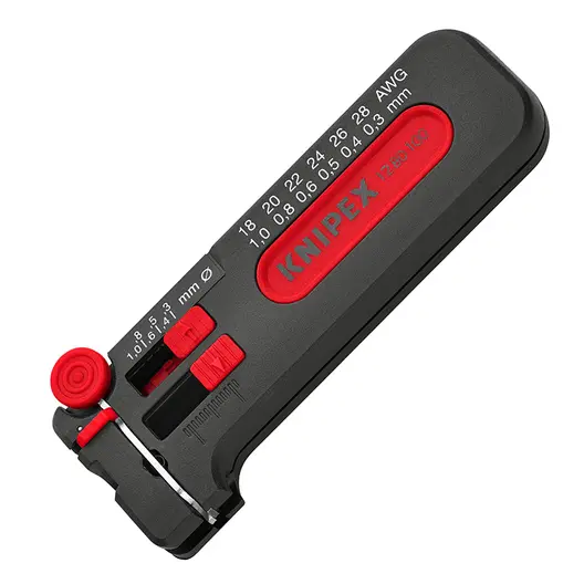 Инструмент за зачистване на кабели Knipex  ф 0.3-1 мм, 100 мм, 12 80 100 SB
