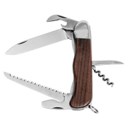 Нож туристически Mikov сгъваем с кожен калъф 7 в 1  90/110 мм, Hiker 116-ND-6 AK/KP - product - 065 MKK 188