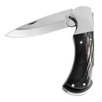 Ловджийски нож Mikov сгъваем с кожен калъф  80/195 мм, Hablock 220-XR-1 KP