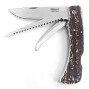 Нож ловджийски Mikov сгъваем 3 в 1 с кожен калъф  91/211 мм, Hubert 245-XP-3/KP - product - 065 MKK 191