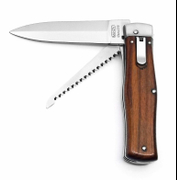 Сгъваем нож Mikov универсален с кожен калъф  95/120 мм, Predator 241-ND-2/KP - product - 065 MKK 256