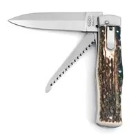 Сгъваем нож Mikov универсален с кожен калъф  95/120 мм, Predator 241-NP-2/KP