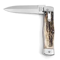 Сгъваем нож Mikov универсален с кожен калъф  95/120 мм, Predator 241-NP-1/Hammer