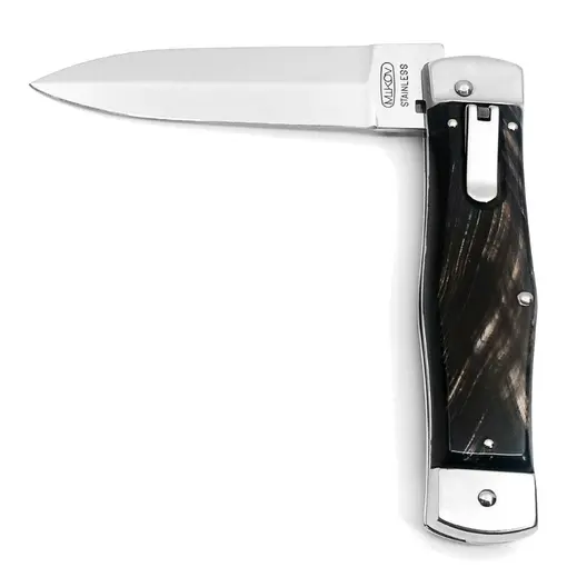 Сгъваем нож Mikov универсален с кожен калъф  95/120 мм, Predator 241-NR-1/Hammer