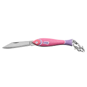 Нож рибарски Mikov сгъваем декоративен  55/78 мм, 130-NZn-1/Pink - product - 065 MKK 311