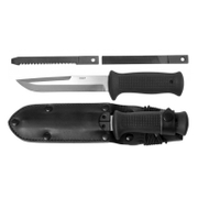 Нож военен Mikov 3 в 1 с кожен калъф  140/250 мм, Uton 392-NG-4 - product - 065 MKK 347