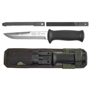 Нож военен Mikov 3 в 1 с текстилен калъф  140/250 мм, Uton 392-NH-4 - product - 065 MKK 355