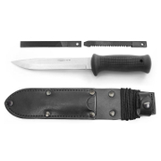 Нож военен Mikov 3 в 1 с кожен калъф  158/268 мм, Uton AZ - product - 065 MKK 358