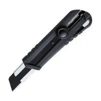 Макетен нож KDS пластмасов с метален водач  190х25 мм, Black Max
