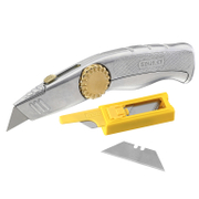 Нож макетен Stanley метален с трапецовидно прибиращо острие  205 мм, 0-10-819 - product - 065 STY1147