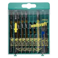 Нож за зеге Wolfcraft комплект  праволинейно, 10 бр.