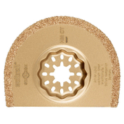 Нож за многофункционален осцилатор Wolfcraft  полукръгъл 75 мм, Starlock, HM стомана, Expert - product - 065 WLF 965