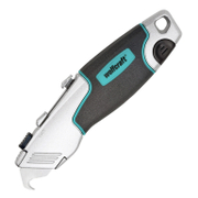 Нож макетен Wolfcraft метален с трапецовидно прибиращо острие  19 мм - product - 065 WLF 967